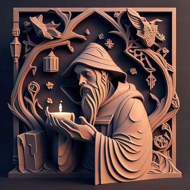 3D model AlchemiWizard game (STL)